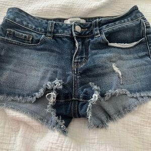 PINK jean shorts size 2